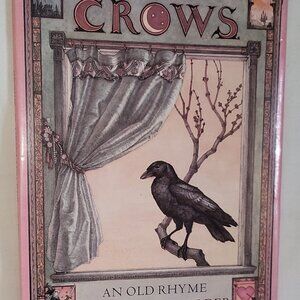 Crows: An Old Rhyme Illustrations Heidi Holder 9"x11" HC DJ 1st Ed 1987 Ex Cond